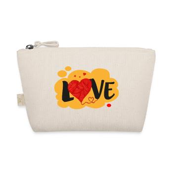 LOVE wool - Bio-Täschchen - Natur - Vorne