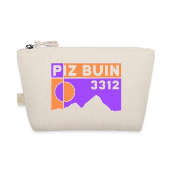 Berg Piz BuinTour Mountain Tour Randonnée Souvenir - Trousse biologique - nature - Devant