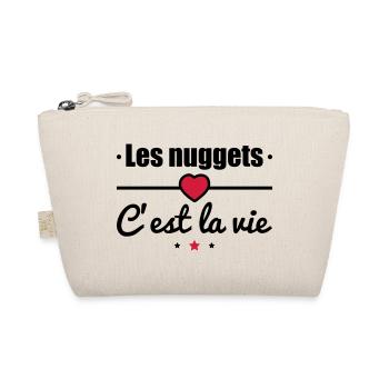 Les nuggets c'est la vie - Trousse biologique - nature - Devant