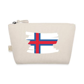 Faroe Islands National Flag - horizontal brush - Organic Pouch - nature - Front