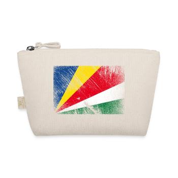 Drapeau des Seychelles - grunge vintage - Trousse biologique - nature - Devant