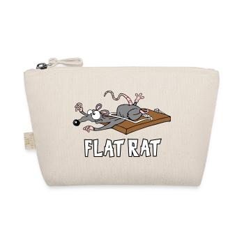 Flat Rat - Bio-Täschchen - Natur - Vorne
