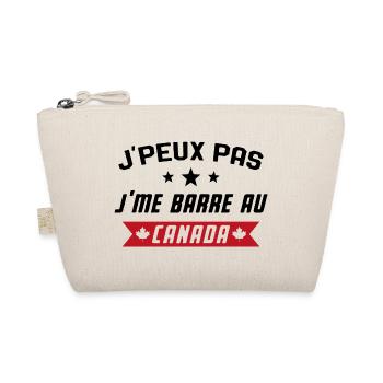 Je peux pas, j'me barre au canada - Trousse biologique - nature - Devant