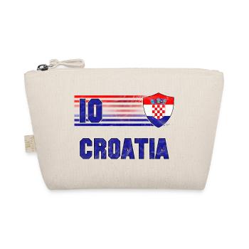 Kroatien Fußball Mannschaft - Bio-Täschchen - Natur - Vorne