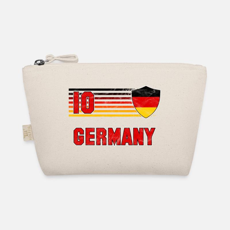 Deutschland Fußball Mannschaft - Bio-Täschchen - Natur