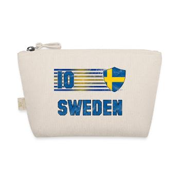 Schweden Fußball Mannschaft - Bio-Täschchen - Natur - Vorne