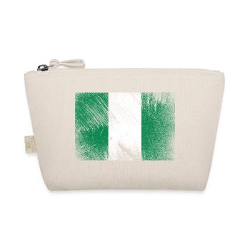 Nigeria Flag - Vintage Grunge - Organic Pouch - nature - Front