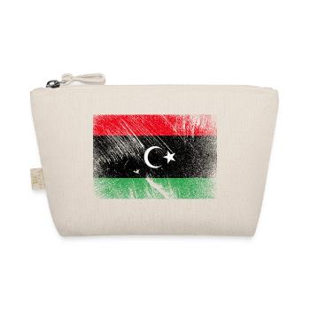 Drapeau libyen - Grunge Vintage - Trousse biologique - nature - Devant