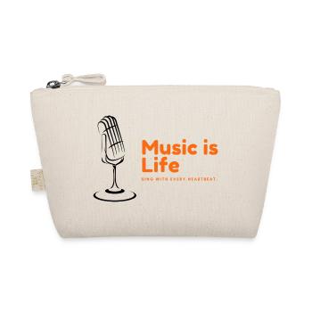 Music Is Life Collection - Organic Pouch - nature - Front