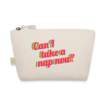 Can I take a nap now - Bio-Täschchen - Natur - Vorne