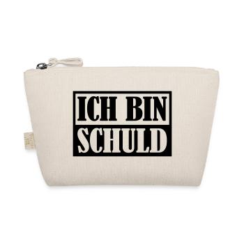 Ich bin Schuld | Farbe änderbar - Bio-Täschchen - Natur - Vorne