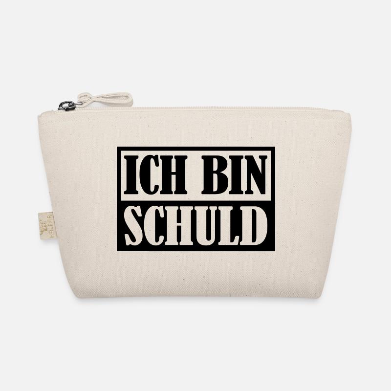 Ich bin Schuld | Farbe änderbar Bio-Täschchen