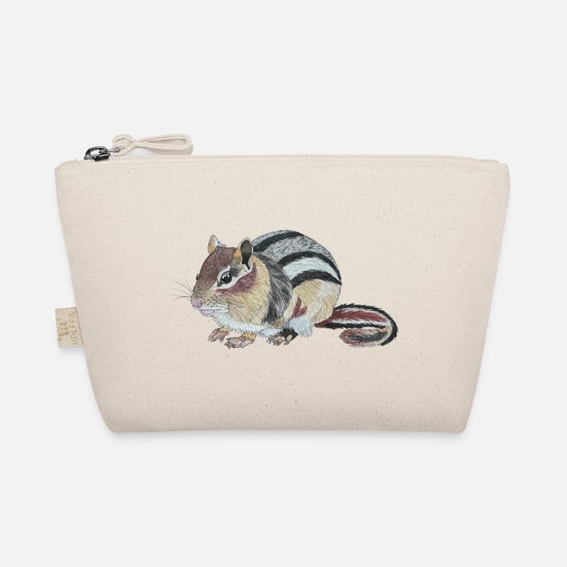 Streifenhörnchen Chipmunk Backenhörnchen Burunduk Bio-Täschchen
