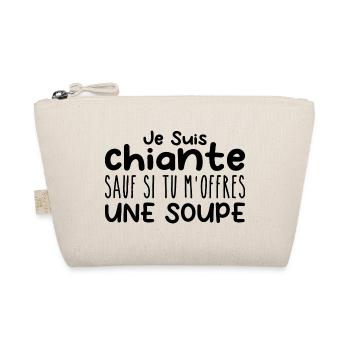 Femme qui adore : Soupe Designs Drôles Humour - Trousse biologique - nature - Devant