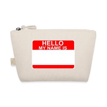 My name is - Organic Pouch - nature - Front