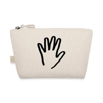 hand - Bio-Täschchen - Natur - Vorne