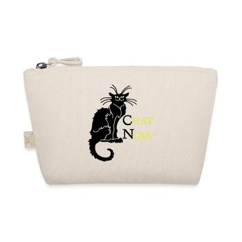 chat noir 'n (text, 2c) - Organic Pouch - nature - Front