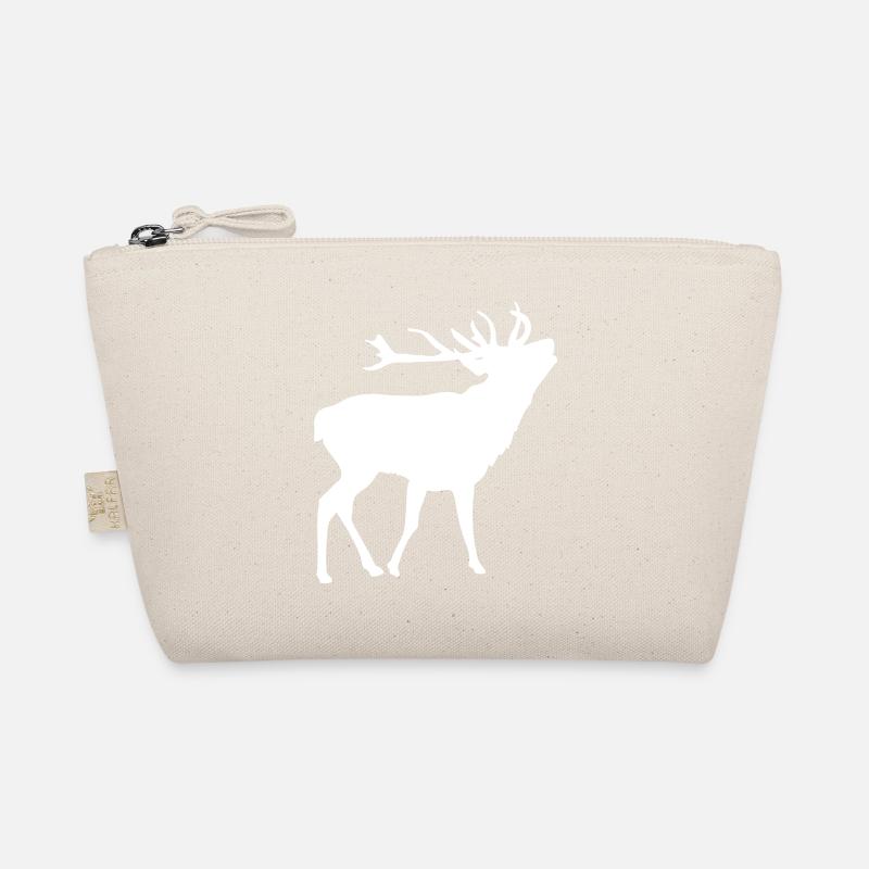 Hirsch - Bio-Täschchen - Natur