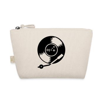 DJ vinyl LP (1c) - Bio-Täschchen - Natur - Vorne