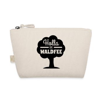 Holla die Waldfee Spruch Überraschung - Bio-Täschchen - Natur - Vorne