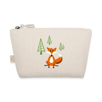Schlauer Fuchs - Bio-Täschchen - Natur - Vorne