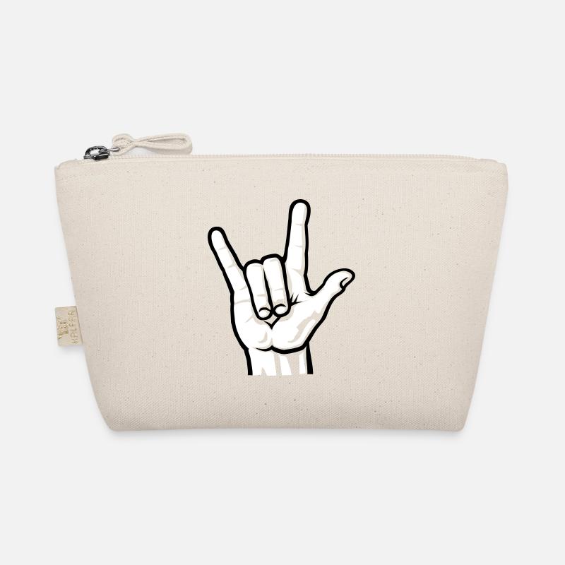 Devil Rock Hand (short) 2c Organic Pouch