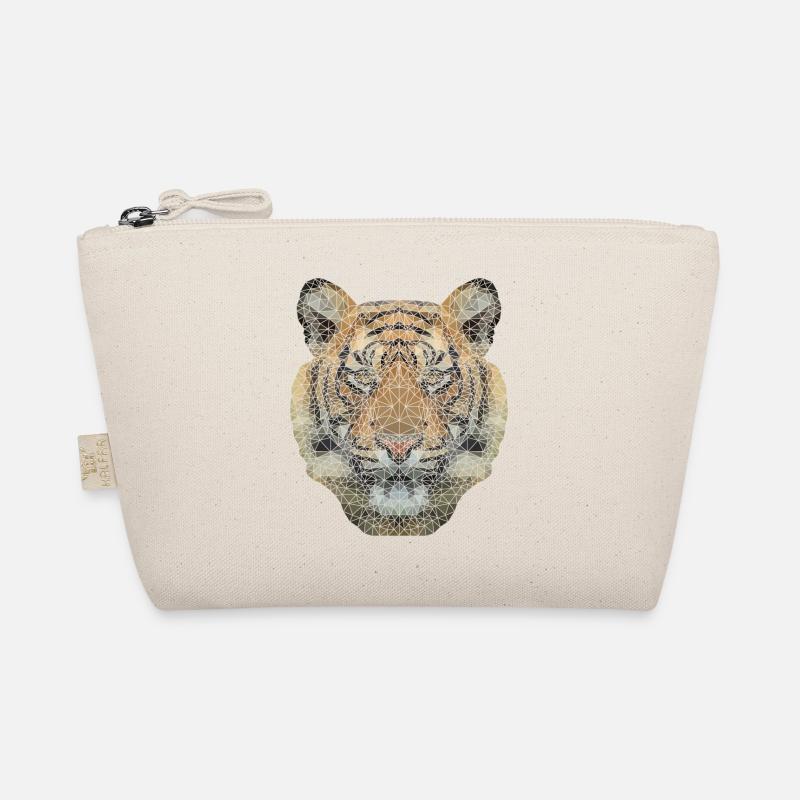 Polygon Tiger Transparent Organic Pouch