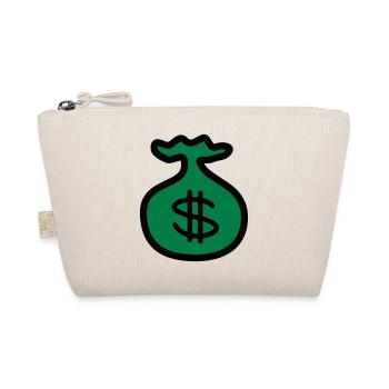 Dollar Geld Money - Bio-Täschchen - Natur - Vorne