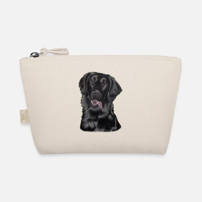 flach beschichtete Retriever-Pastelle - Bio-Täschchen - Natur