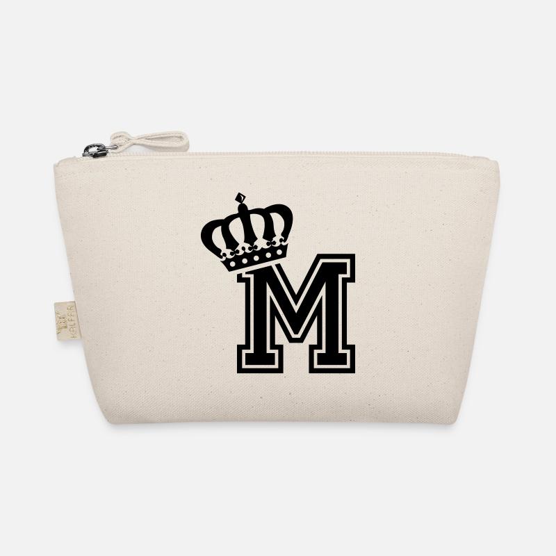 Letter M - Organic Pouch - nature