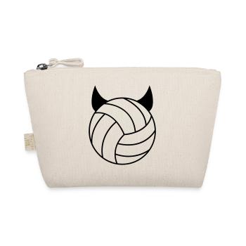 Volleyball - Teufel - Bio-Täschchen - Natur - Vorne