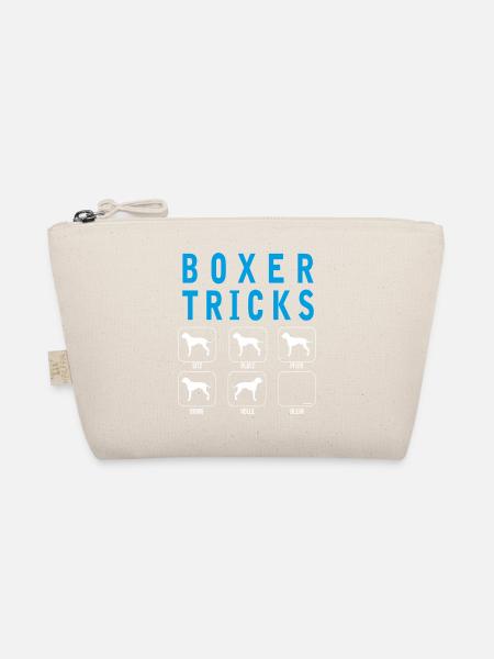 Boxer Tricks - Bio-Täschchen - Natur - Vorne