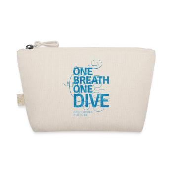 One Breath One Dive - Freediving Culture - Bio-Täschchen - Natur - Vorne