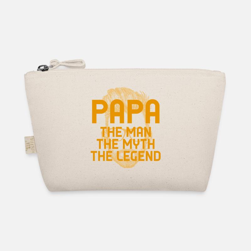 PAPA - THE MAN, THE MYTH, THE LEGEND! - Bio-Täschchen - Natur