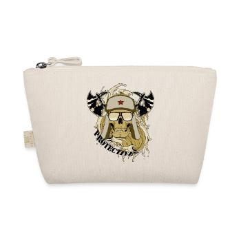 protective skull - Organic Pouch - nature - Front