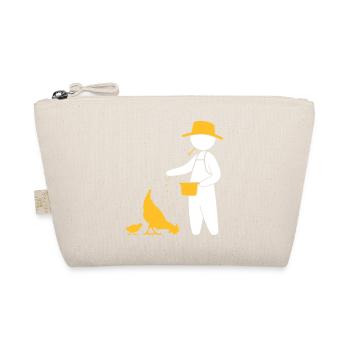 Agriculteur nourrissant les poulets - Trousse biologique - nature - Devant