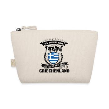 I do not need therapy Greece - Organic Pouch - nature - Front