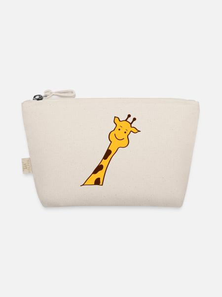 giraffe - Bio-Täschchen - Natur - Vorne