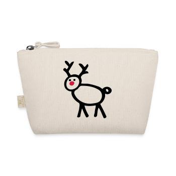 Stick Figure cerf renne motif drôle - Trousse biologique - nature - Devant