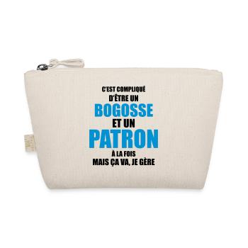 compliqué d'être un bogosse et un patron - Trousse biologique - nature - Devant