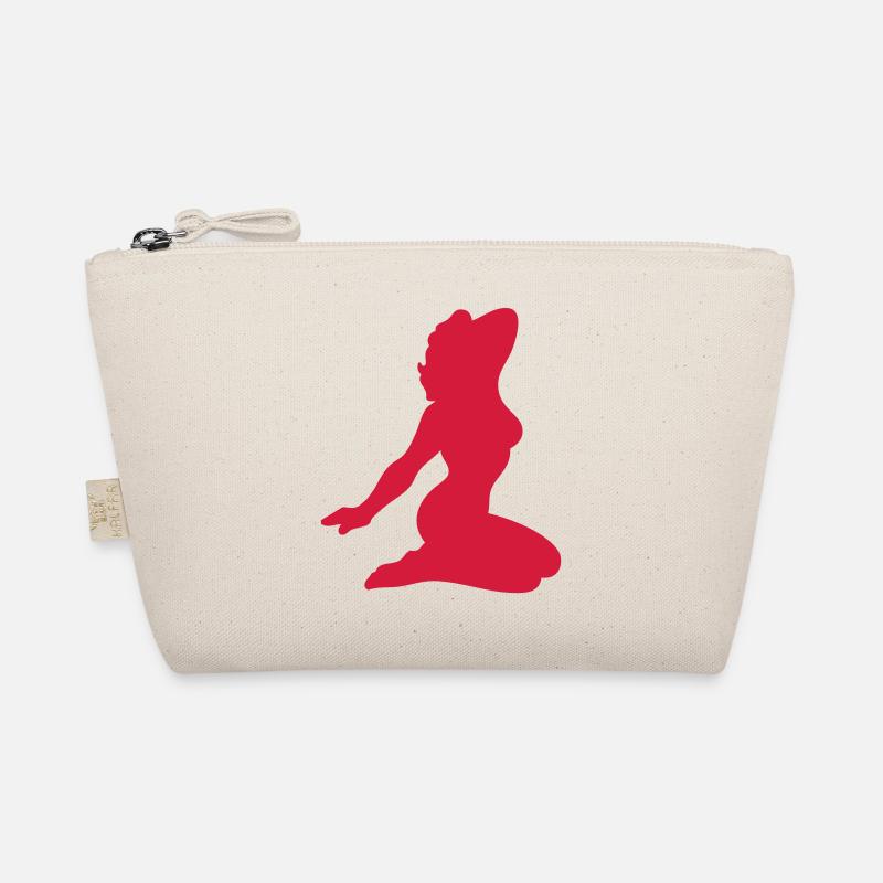 1 lady posing with a nice figure Organic Pouch