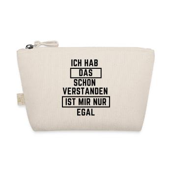 ich habdas schon verstanden - Bio-Täschchen - Natur - Vorne