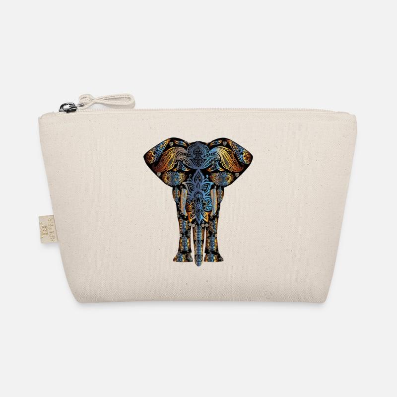 Elefant Symbol bunt Bio-Täschchen
