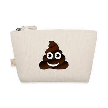 Merde crotte idée cadeau Lachgesicht - Trousse biologique - nature - Devant