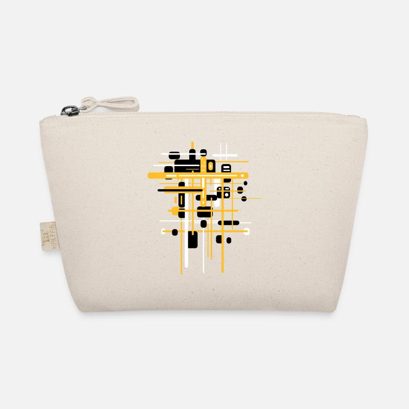 Bauhaus Construction Site - Pattern Abstract Organic Pouch