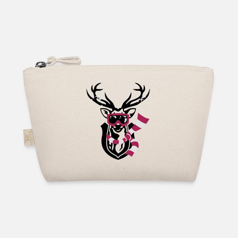 ski stag - Organic Pouch - nature