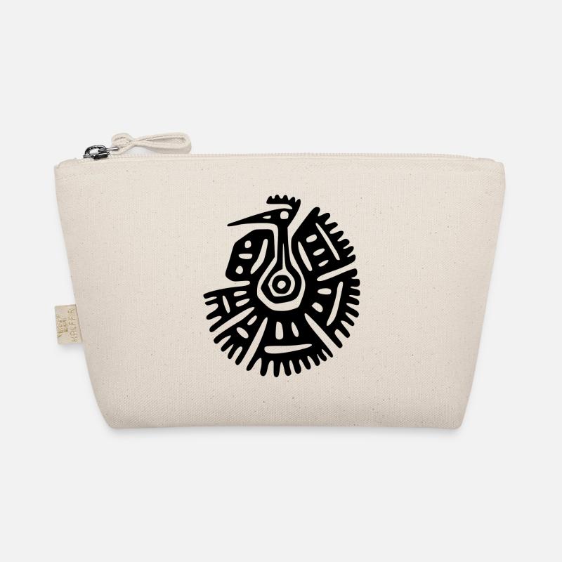 Vulture Maya Art Organic Pouch
