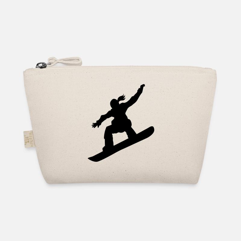 Snowboarding female eu Organic Pouch