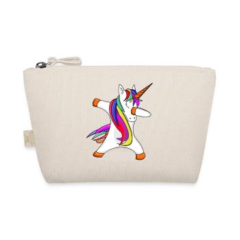 Unicorn Dabbing Unicorn T-Shirt - Organic Pouch - nature - Front