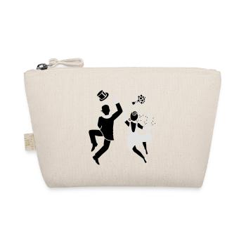 Mariée - marié - mariage - Paire - Trousse biologique - nature - Devant